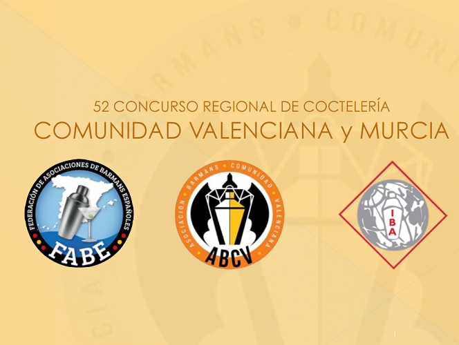 52 CONCURSO DE COCTELERIA DE LA COMUNIDAD VALENCIANA Y MURCIA.