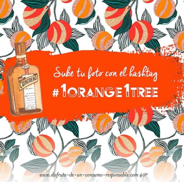 #1orange1tree llega a España de la mano de Cointreau