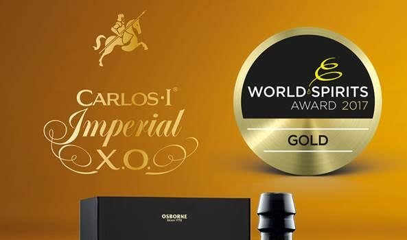 Carlos I Imperial, medalla de oro World Spirits Award 2017 al mejor brandy Carlos I Imperial, medalla de oro World Spirits Award 2017 al mejor brandy