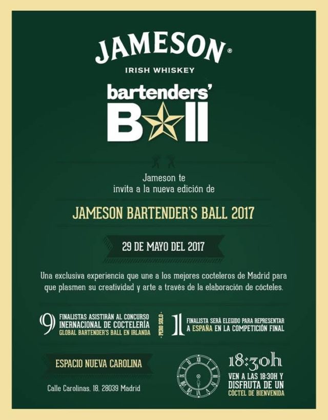 Jameson Bartenders Ball 2017