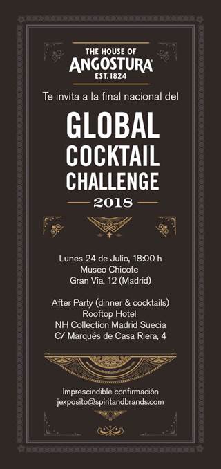 final española del Angostura Global Cocktail Challenge