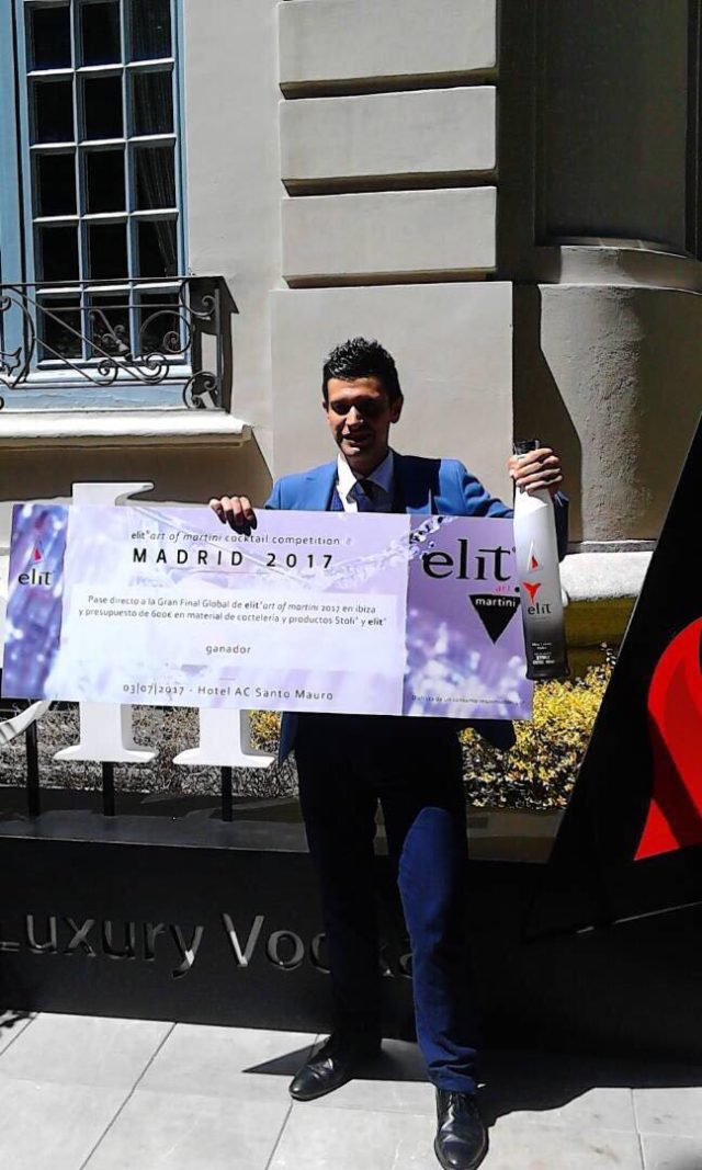 Javier Garcia Vicuña a la elit art martini de Ibiza