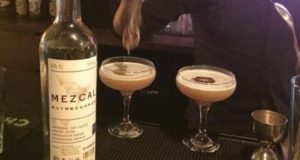 Mezcal con sabor a murciélago