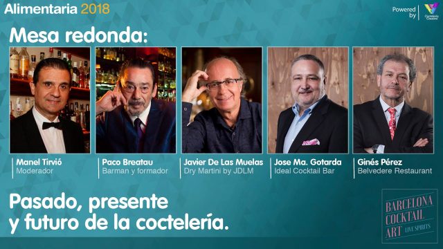 Mesa redonda en Barcelona Cocktail Art