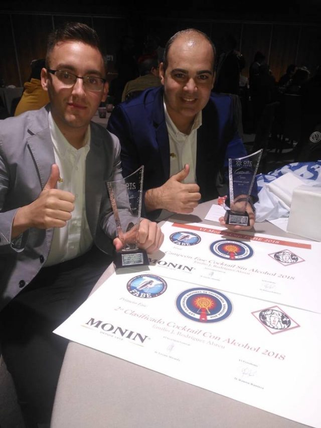 Emilio Rodriguez gana el Primer premio de la copa Monin (sin alcohol)