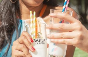 Mangaroca batida de coco