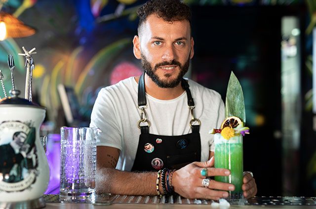 Cóctel Bloom Colada