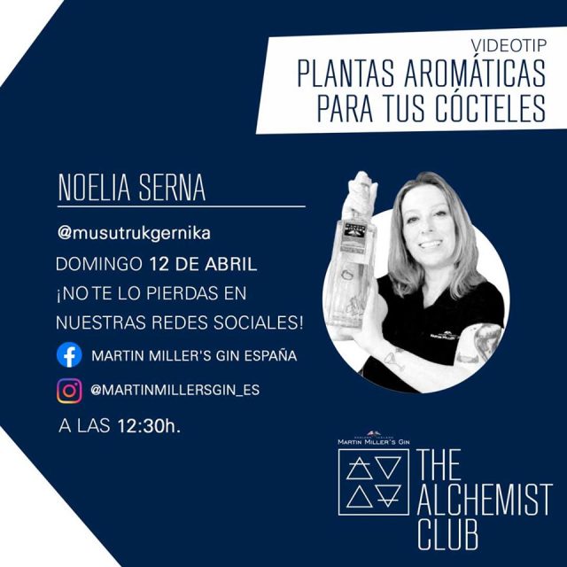 Plantas aromáticas en la elaboración de cócteles en casa by Noelia Serna. The Alchemist Club