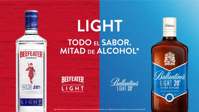 ESPIRITUOSOS LOW-ALCOHOL DE BEEFEATER LIGHT Y BALLANTINE´S LIGHT