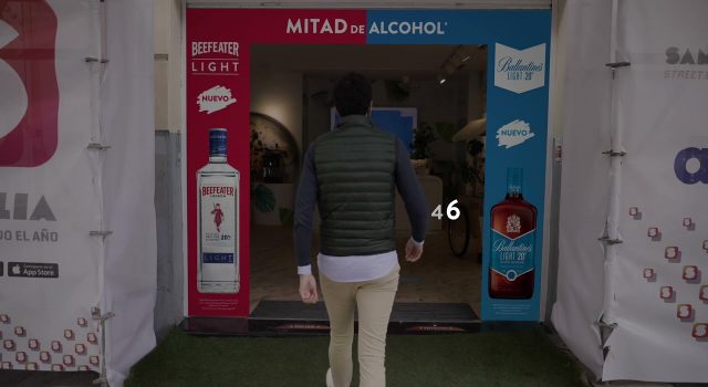 Tienda Pop Up Ballantine’s Light y Beefeater Light Gran Vía Madrid