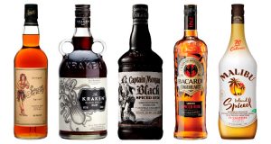 El ron británico y los piratas.