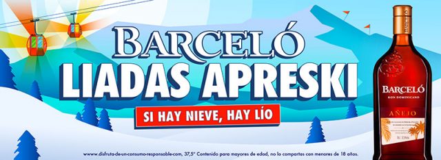 Ron Barceló conquista el territorio nieve con sus LIADAS APRESKI y presenta NEVALIA