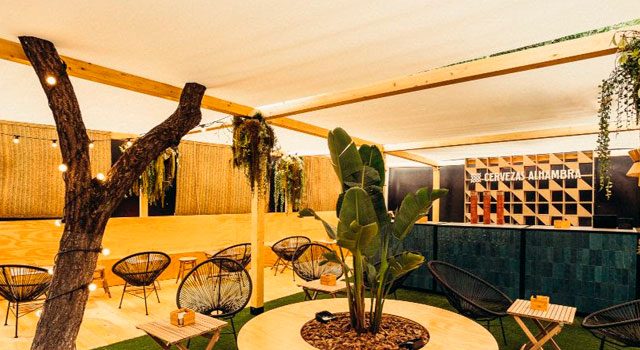 Jardín Cervezas Alhambra, una terraza urbana en Madrid para disfrutar de un tardeo cervecero sin prisa