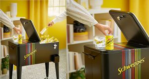 EL LUMINOSO DE GRAN VÍA DE SCHWEPPES BRILLA EN UNA HIELERA VINTAGE DE EDICIÓN LIMITADA POR SU 50 ANIVERSARIO