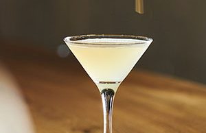 Lemon Balm Martini con The Botanist