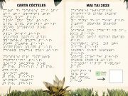 Zaragoza ya cuenta con la primera carta de cócteles en Braille