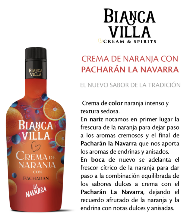 Bianca Villa Naranja con Pacharán