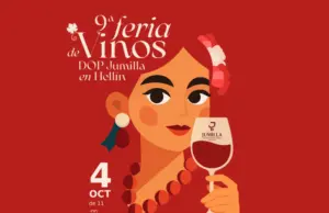 9ª FERIA DE VINOS DOP JUMILLA EN HELLÍN 2025 El cartel de la feria ha sido realizado por Manuel Sagredo