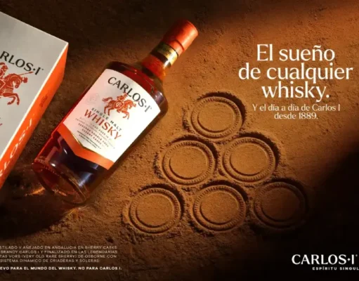 Carlos I Single Malt Whisky con el carácter del Brandy de Jerez VORS de Osborne
