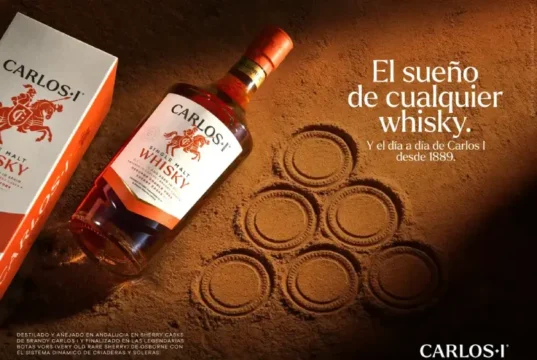 Carlos I Single Malt Whisky con el carácter del Brandy de Jerez VORS de Osborne