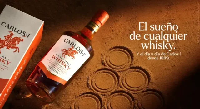Carlos I Single Malt Whisky con el carácter del Brandy de Jerez VORS de Osborne